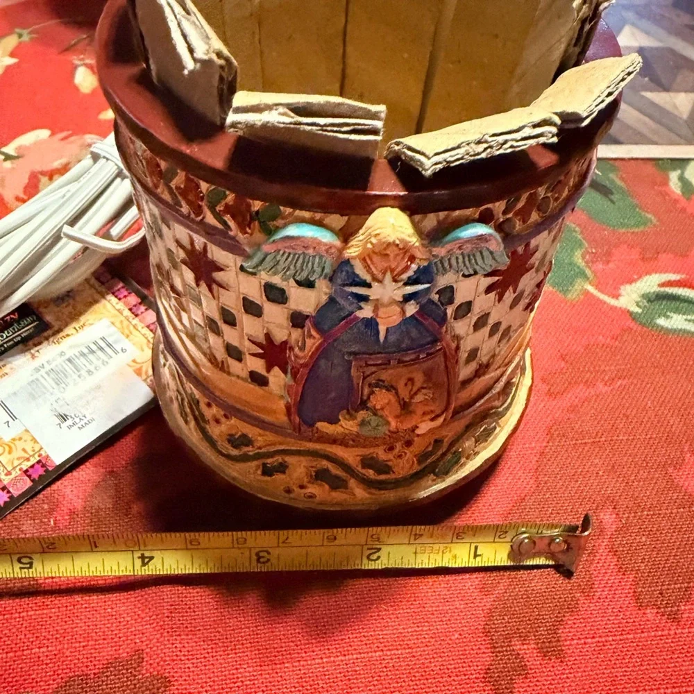 Jim Shore Nativity‎ Angel Electric Votive Warmer • Christmas Holiday Decor